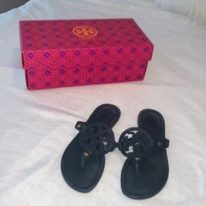 Navy Blue Miller Sandals w/ box